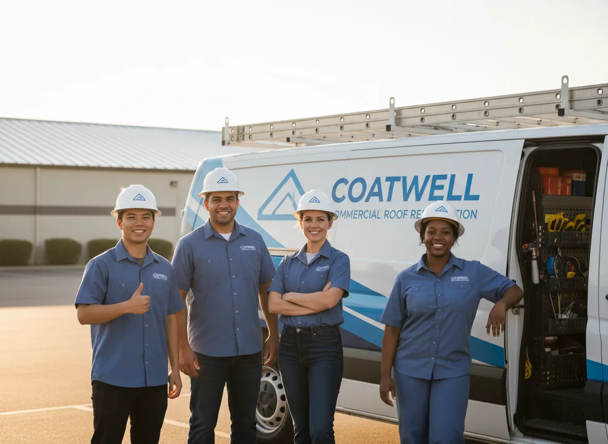 Commercial roof coating company in Bronte, TX